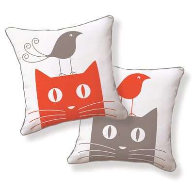 Naked-Decor-Cat-and-Bird-Double-Sided-Cotton-Pillow